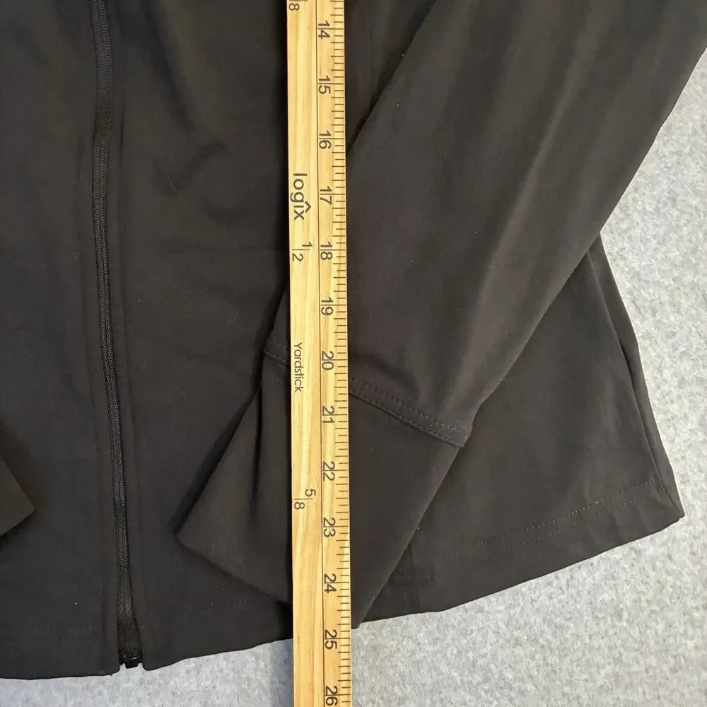 Women’s Avia SoftSculpt Jacket Large Black Full Zip Stretch Athletic Activewear - Picture 3 of 6